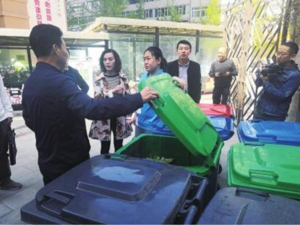 蘭州市垃圾分類處處呈現“精致”理念