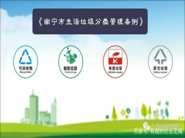 南寧市生活垃圾分類將實(shí)現(xiàn)全覆蓋